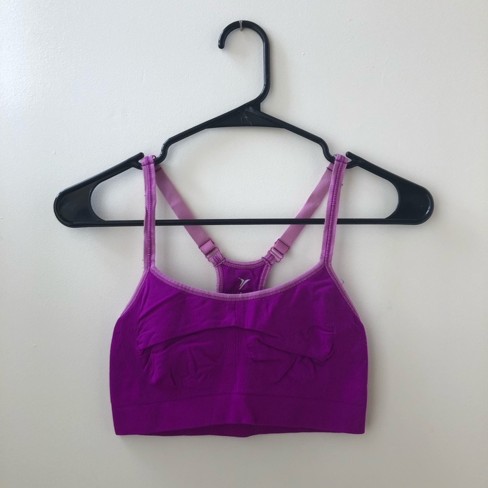 Purple Old Navy Active Sport Adjustable Bra